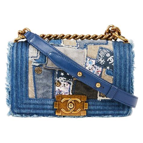 chanel denim boy bag 2015|Chanel denim bag for sale.